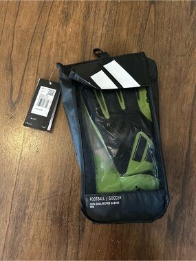 NWT Adidas Copa Pro Goalkeeper Gloves Size 11 Black Lucid Lemon Soccer Goalie